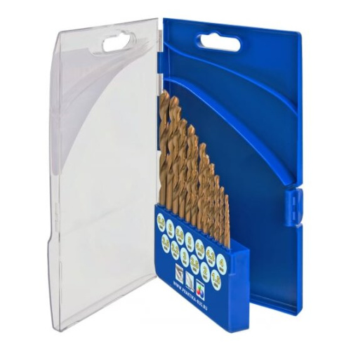 Набор сверл по металлу ПРАКТИКА Профи 640-285 нитрид титана 13 шт