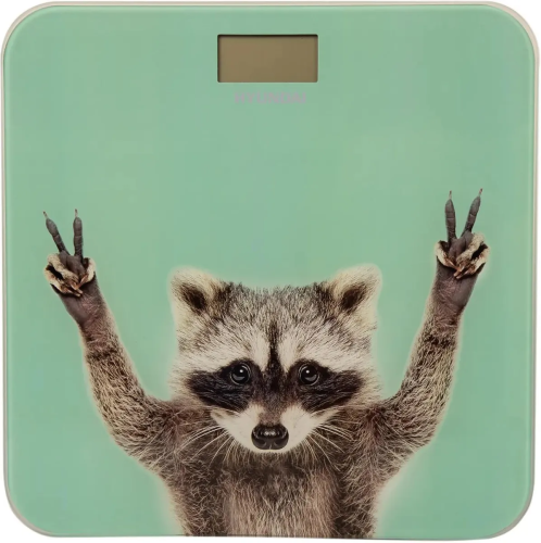 Весы напольные Hyundai H-BS03589 мятный