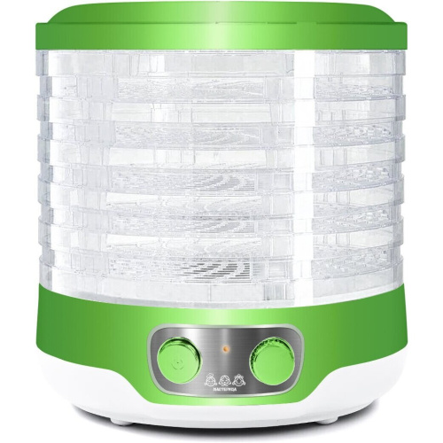 Сушилка для овощей Мастерица EFD-3061 6 поддонов + 1 поддон для пастилы зеленый перламутр