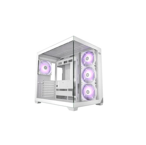 Корпус PcCooler C3T700 ARGB WH, без БП Midi-Tower, TG, 4x120mm 1xUSB-A 3.0 + 2.0 1xUSB-C, ATX, mITX White