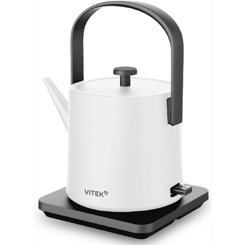 Электрочайник Vitek VT-WK1001 белый/черный