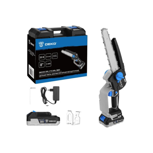 Цепная пила Deko DKCHS 085-2011 в кейсе длина шины 7.8" 20cm