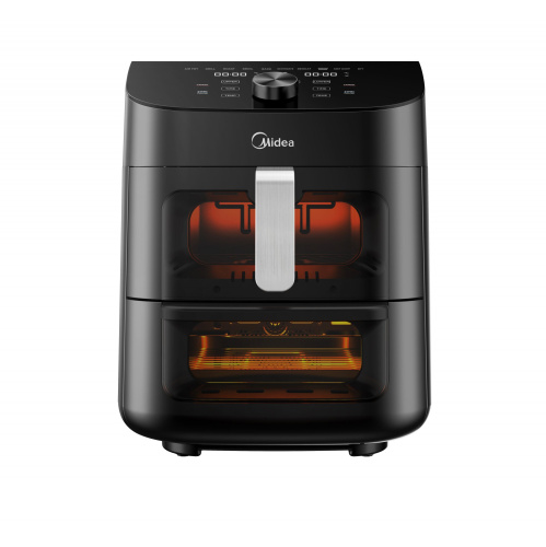 Аэрогриль Midea MAF-CY110A черный/серебристый