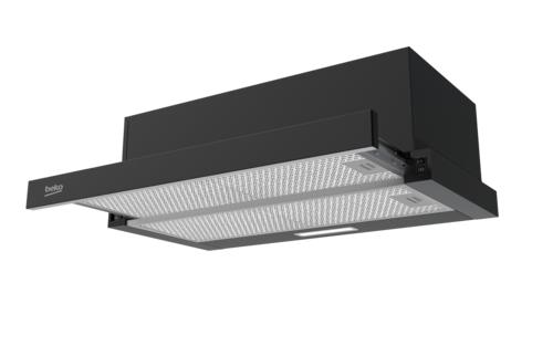 Вытяжка телескопическая Beko BHNT613R4CB черный/черный