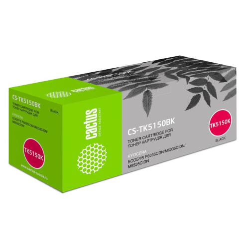 Картридж лазерный Cactus CS-TK5150BK черный (12000стр.) для Kyocera Ecosys M6035cidn/P6035cdn