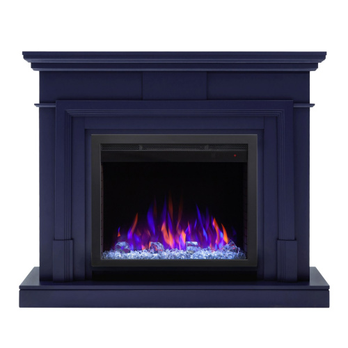 Электрокамин RealFlame Marco 25,5/26 NB индиго с очагом Saphir 25,5