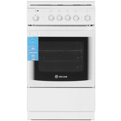 Комбинированная плита De Luxe 5040.20ГЭ (КР) ЧР белый