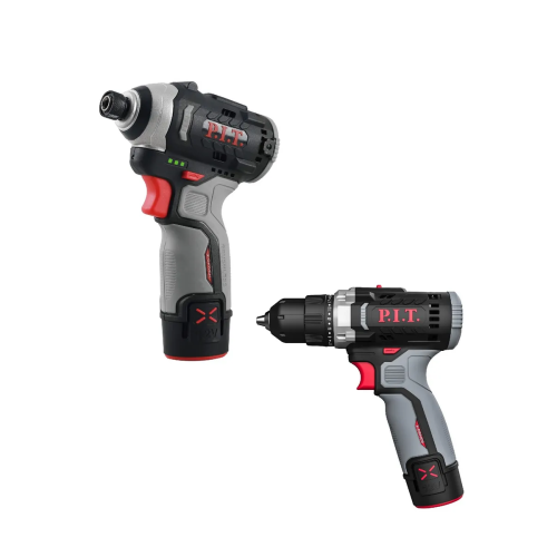 Набор электроинструментов P.I.T. PSD12K-120A/2 + PBM12K-10A