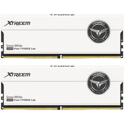 ОЗУ TEAMGROUP T-Force Xtreem 32GB (FFWD532G8000HC38DDC01) DDR5 (2x16GB) 8000MHz CL38 (38-48-48-84) 1.45V / White