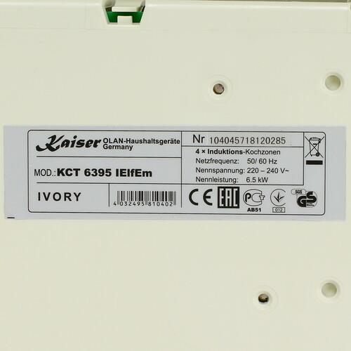 Индукционная варочная поверхность Kaiser KCT 6395 IElfEm
