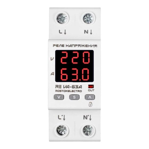 Реле напряжения RE VA-63A