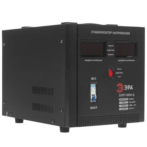 Стабилизатор напряжения ЭРА СНПТ-5000-Ц