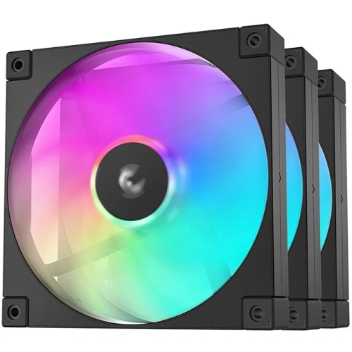 Вентилятор DEEPCOOL FD14 ARGB-3 in 1 140x140x25мм (PWM, ARGB, черный, 400-1650об/мин) Color BOX