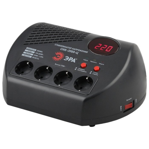 Стабилизатор напряжения ЭРА Б0031075 СНК-2000-Ц