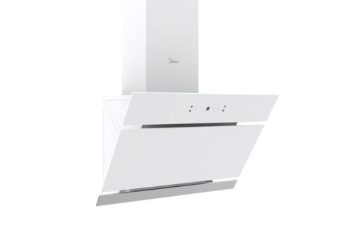 Вытяжка наклонная Midea MH60AN668GW белый/серебристый