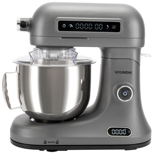 Миксер планетарный Hyundai HYM-S8551 серебристый