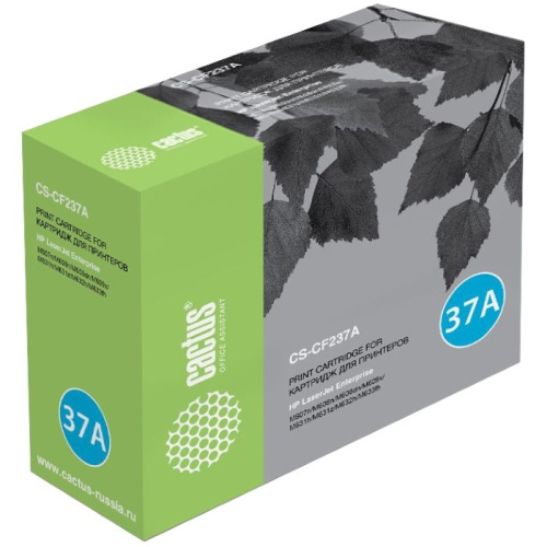 Тонер Картридж Cactus CS-CF237A черный (11000стр.) для HP LJ M608d/M609/M631/M632