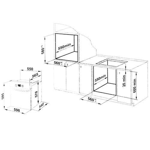 Электрический духовой шкаф Gefest 602-01 белый