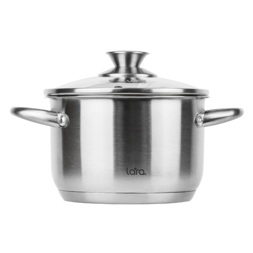 Кастрюля LARA LR02-268 Афина нерж