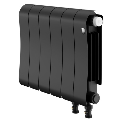 Биметаллический радиатор отопления Royal Thermo Infinity 300 Noir Sable VR80 6 секций