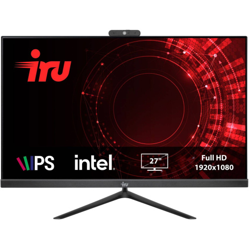 Моноблок IRU Office 27IH5P (1865964) 27" Full HD i5 11400 (2.6) 8Gb SSD512Gb UHDG 730 Free DOS 120W черный