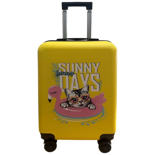 Чемодан для детей LATS 677 Кот желтый