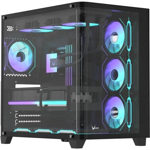 Корпус Formula Crystal U2 Floe, ATX, без БП, черный