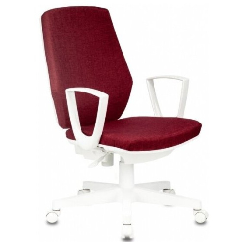 Кресло Бюрократ CH-W545/Red красный 38-410 крестов. пластик пластик белый