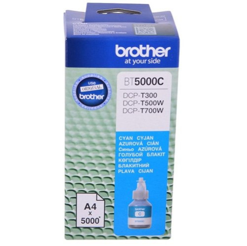 Картридж струйный Brother BT5000C голубой для Brother DCP-T300/T500W/T700W(5000стр.)