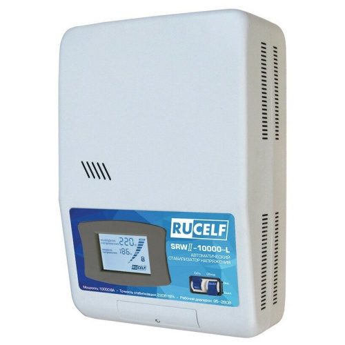 Стабилизатор напряжения Rucelf SRWII-10000-L белый