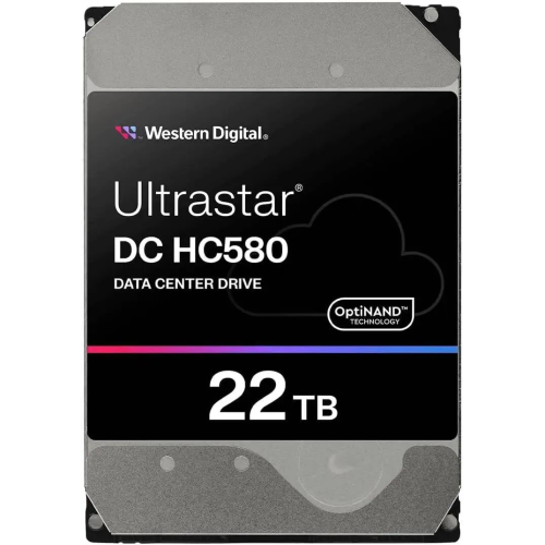 HDD WD Ultrastar DC HC580 (WUH722422ALE6L4) (0f48278), 22ТБ, SATA III, 3.5"