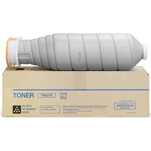 Тонер Konica-Minolta AccurioPress (ACVV150) C12000/14000 черный TN-627K ACVV150 173.8K