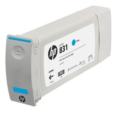 Картридж HP CZ695A 831C 775ml Cyan Latex Ink Cartridge