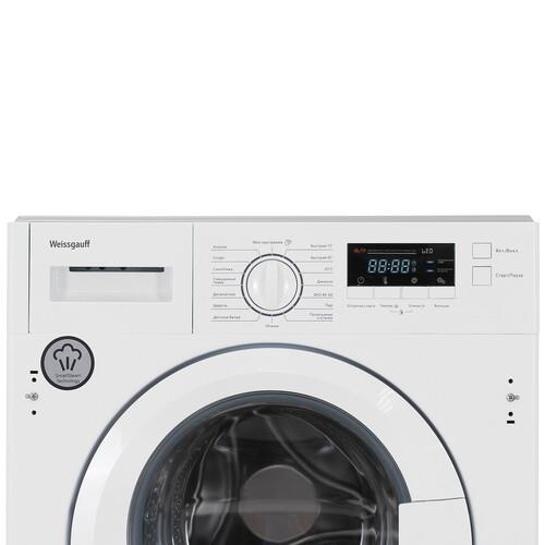 Встраиваемая стиральная машина Weissgauff WMI 6147 Inverter Steam