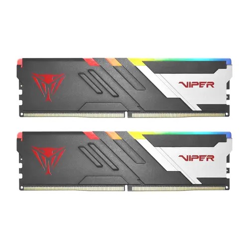 ОЗУ PATRIOT Viper Venom RGB PVVR564G520C40K DDR5 2x32Gb 5200MHz RTL PC5-41600 CL40 DIMM 288-pin 1.35В с радиатором Ret