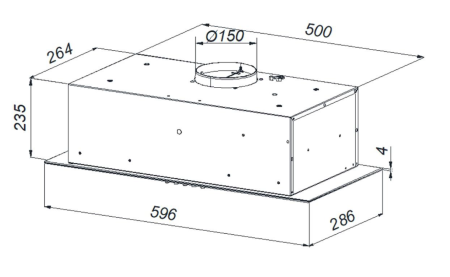 Вытяжка Weissgauff Aura 900 BL