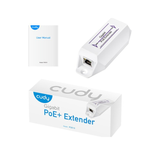 Гигабитный удлинитель PoE+ Cudy POE10