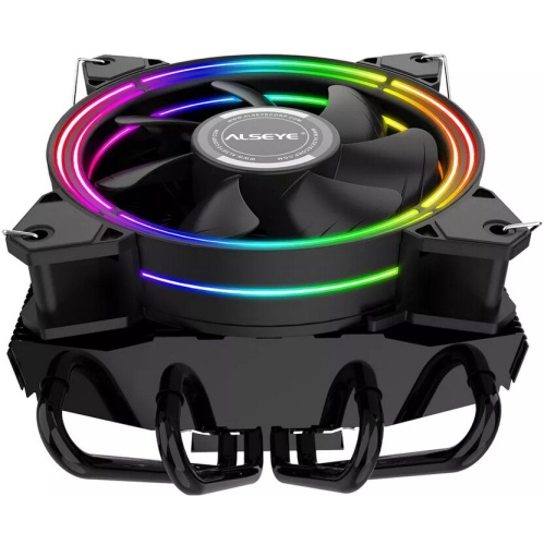 Вентилятор ALSEYE H120T Universal (AS.01.02.0004), 125W, 120mm FAN, 800;2000 rpm, 24.1;35.5 dBA, RGB, PWM, RTL
