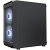 Корпус XASTRA A303M 3ARGB-C6 Black (A303M-2FC14A-1FC12A-C6-D) mATX/Mesh/ tempered glass / 2x140mm + 1x120mm ARGB PWM fans/Argb+PWM HUB 6port/ Door