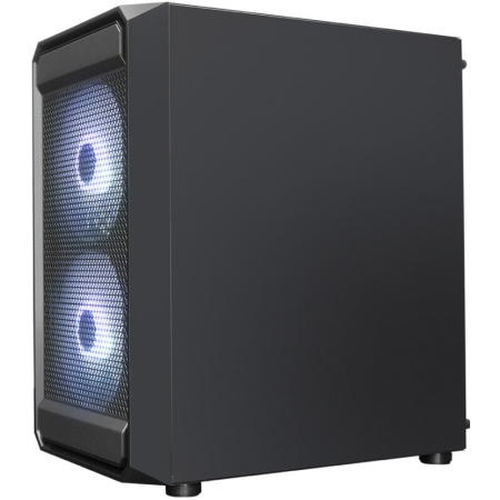 Корпус XASTRA A303M 3ARGB-C6 Black (A303M-2FC14A-1FC12A-C6-D) mATX/Mesh/ tempered glass / 2x140mm + 1x120mm ARGB PWM fans/Argb+PWM HUB 6port/ Door