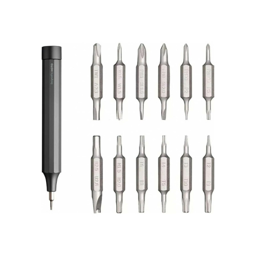 Отвертка с битами HOTO HTT0005EU 24-in-1 Precision Screwdriver Gray