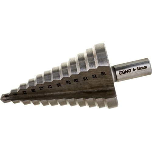 Ступенчатое сверло Gigant HSS GT-163 6-38 мм