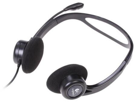 Проводные наушники Logitech PC 960 черный