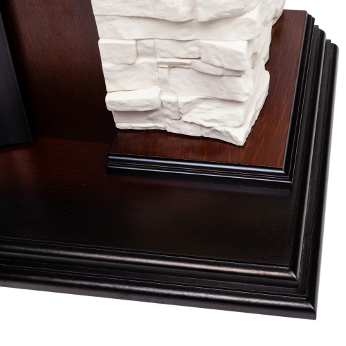 Электрокамин RealFlame Dublin Lux AO античный дуб с очагом 3D Oregan