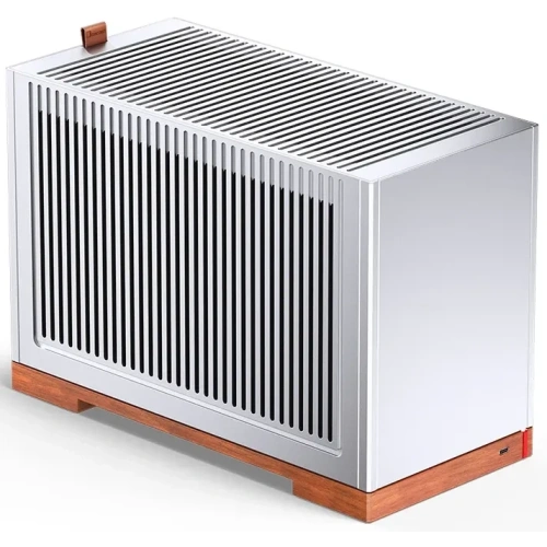 Корпус JONSBO T9 Silver без БП, mini-ITX, SFX, серебристый