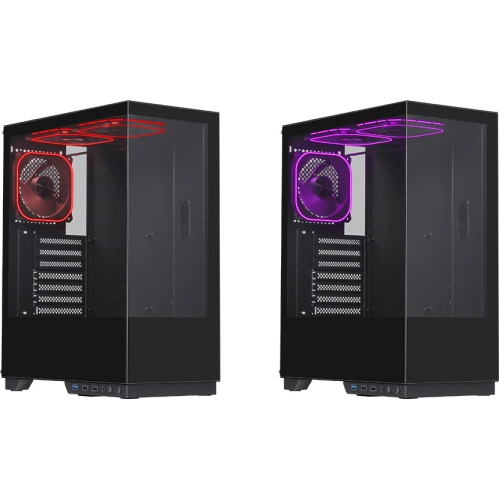 Корпус Defender HyperHub (25132) черный, ATX, 3fans, switch M/BSync