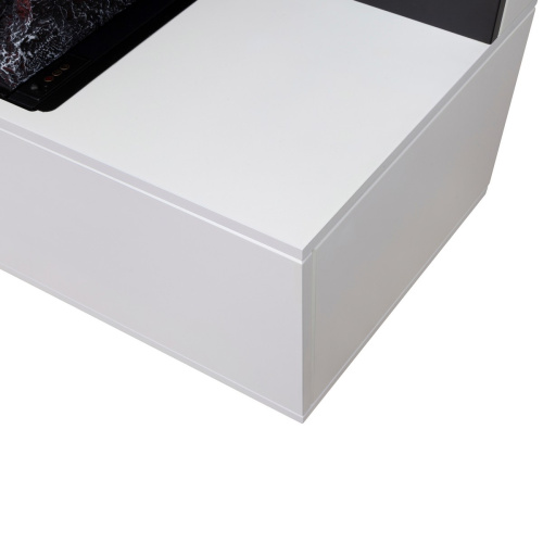 Электрокамин RealFlame Modern CST630 WT белый с очагом 3D Cassette 630 Black Panel