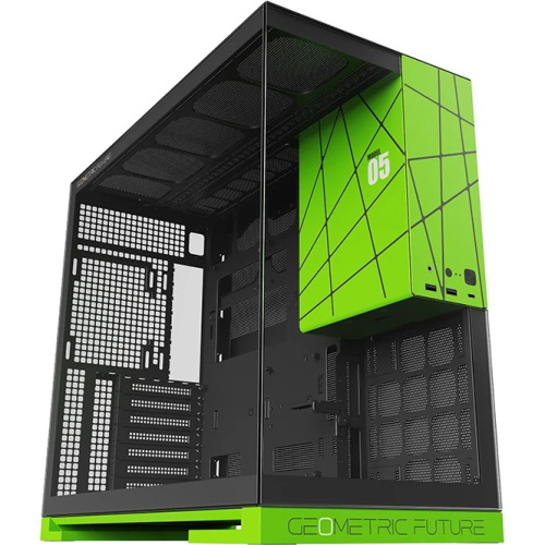 Корпус Geometric Future Model 5 NV Style Limited Edition with fans (1AM5WKNV01100) / mid tower, E-ATX / 5x140mm ARGB fans