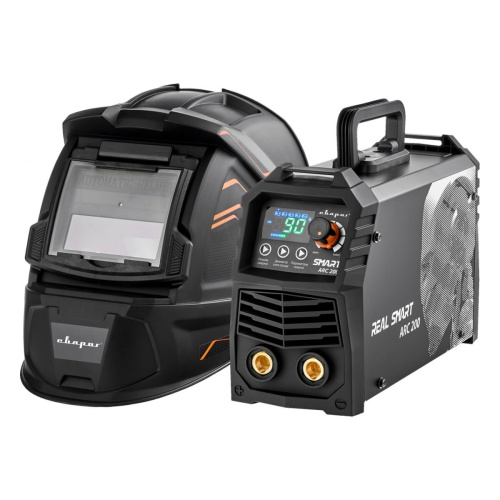 Сварочный инвертор Сварог Real Smart ARC 200 Z28303 (97886) Black маска+краги