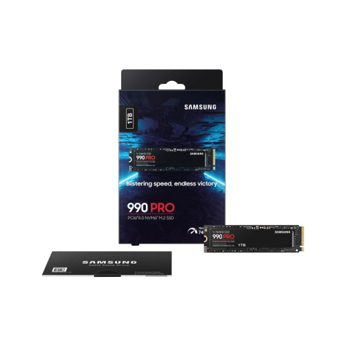 SSD Samsung 990 PRO MZ-V9P1T0BW 1TB, M.2(22x80mm), NVMe 2.0, PCIe 4.0 x4, V-NAND TLC, R/W 7450/6900MB/s